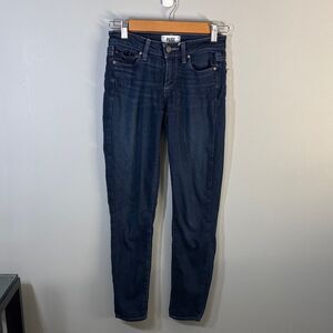 PAIGE jeans Women's size 0 size 25 Dark Blue Skinny Jean verdugo ankle